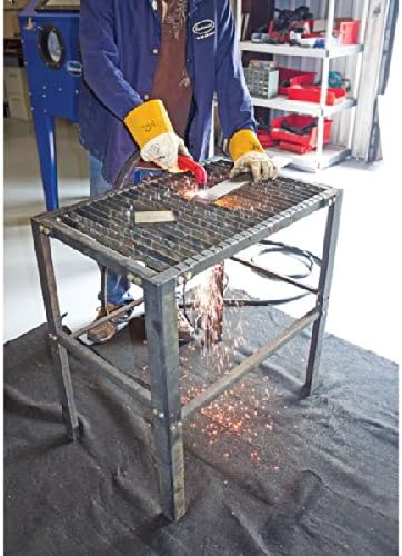 Eastwood Plasma Cutting Table Sturdy Carbon Steel Construction Workbench Table for Workshop Supports Up to 250 Lbs