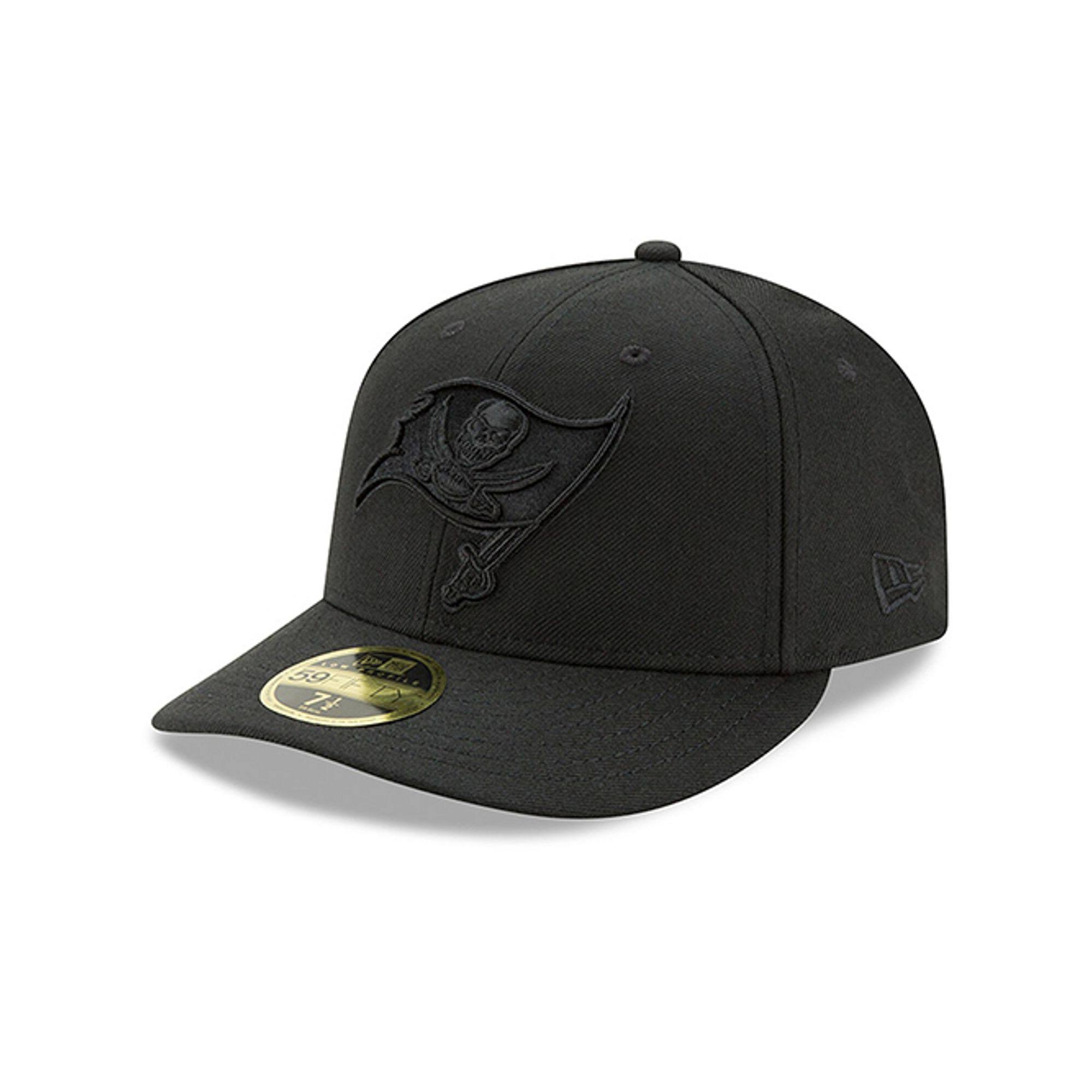 Tampa Bay Buccaneers New Era Black on Low Profile 59FIFTY Fitted Hat