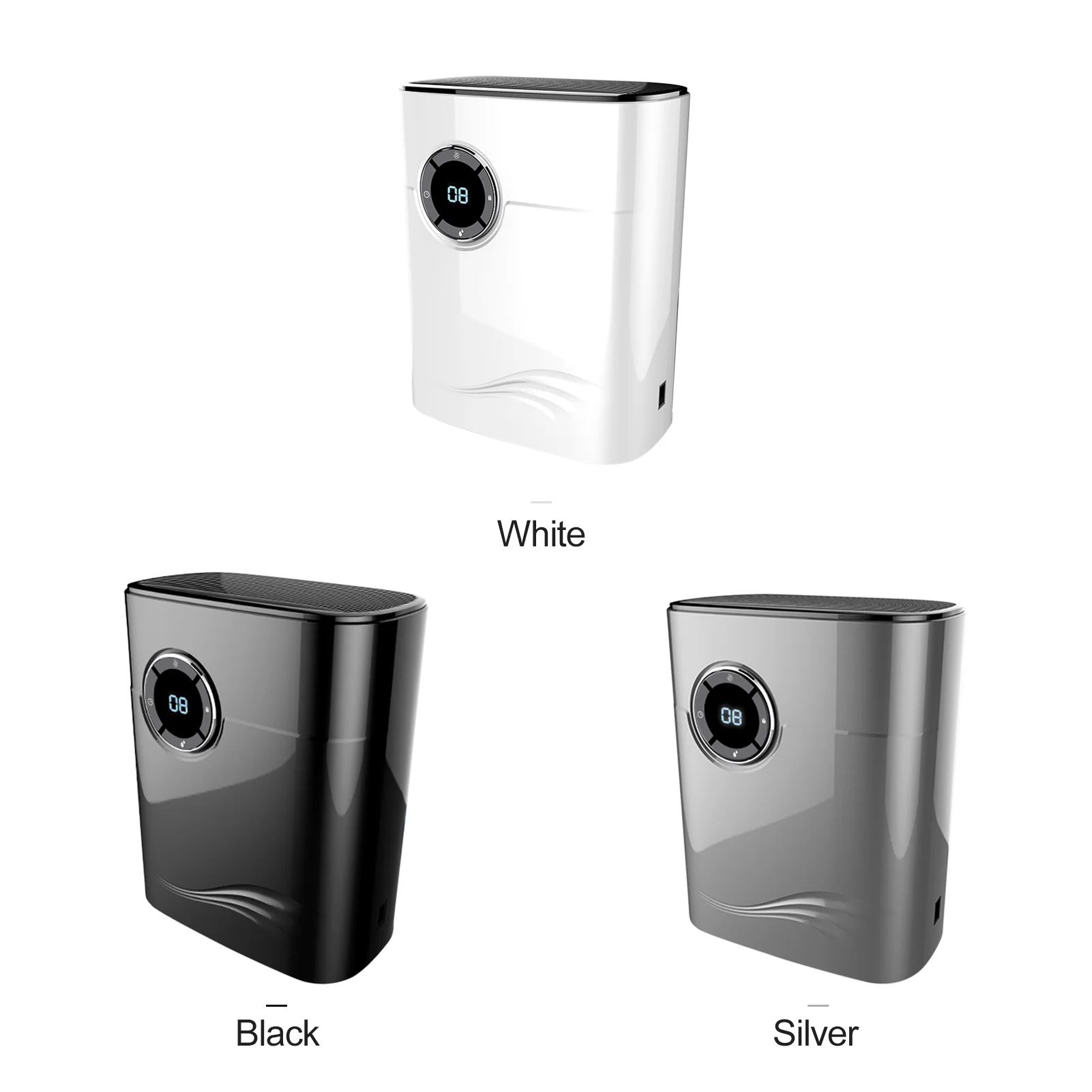 Walmeck 1200mL Dehumidifier to 215 Sq. Ft Portable Small Dehumidifier Auto-off Protection Humidity Control for Home Basements Bedroom Garage Wardrobe
