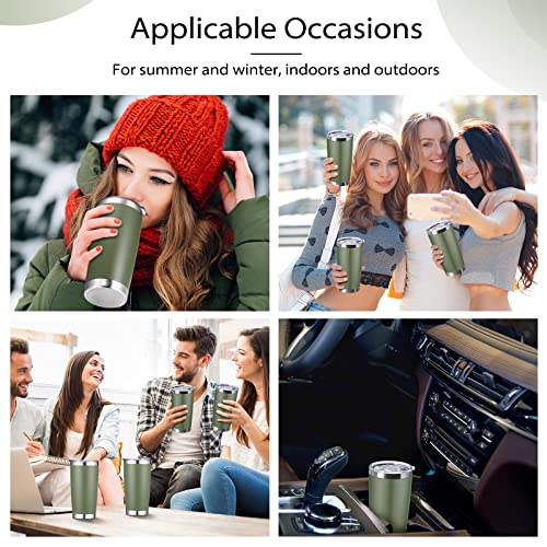 Sieral 36 Packs Stainless Steel Tumbler Bulk with Lid Vacuum Double Wall Insulated Travel Coffee Mug Powder Coated Tumbler Cup for Graduation Wedding