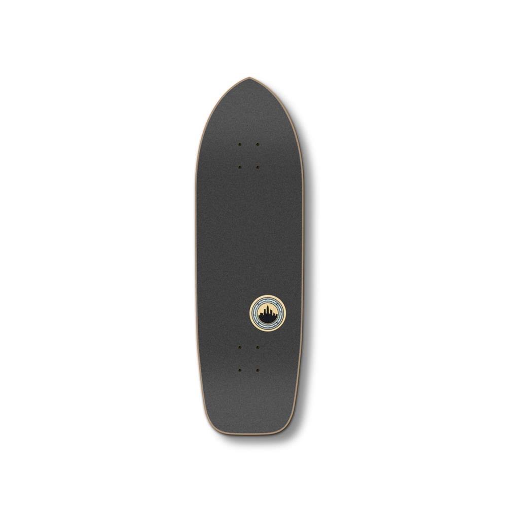 Yocaher Old School Longboard Complete - Checker Orange