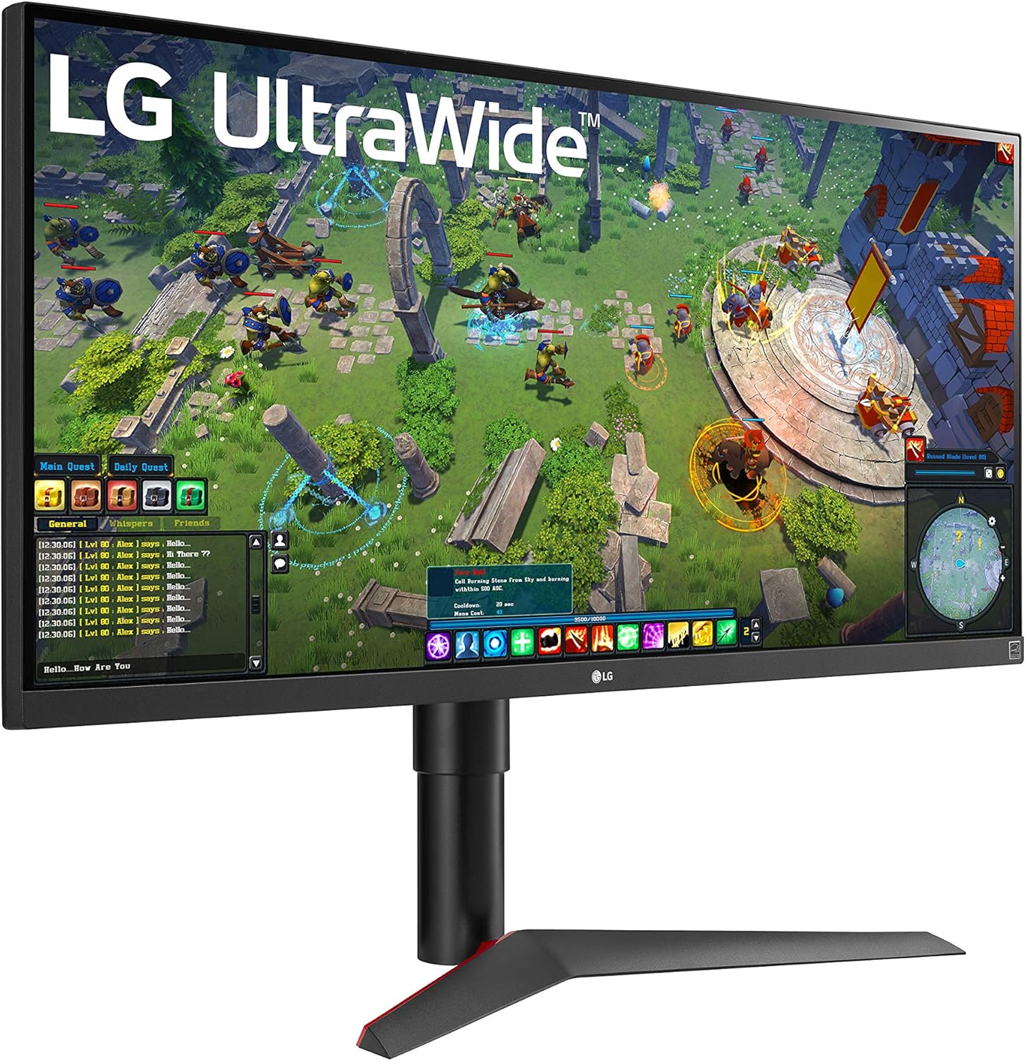 LG 34WP65G-B 34-inch FHD (2560 x 1080) UltraWide Computer Monitor, IPS, VESA DisplayHDR 400, HDR10, 75Hz, AMD FreeSync, HDMI, DisplayPort, USB Type-C