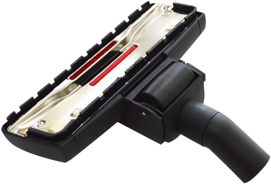 EZ SPARES 1 1/4 inch 32mm Universal Vacuum Cleaner Floor Brush with Metal Base&PP Hair&Big Wheel Carpet Combo Tool New Designed to Fit Most Brands