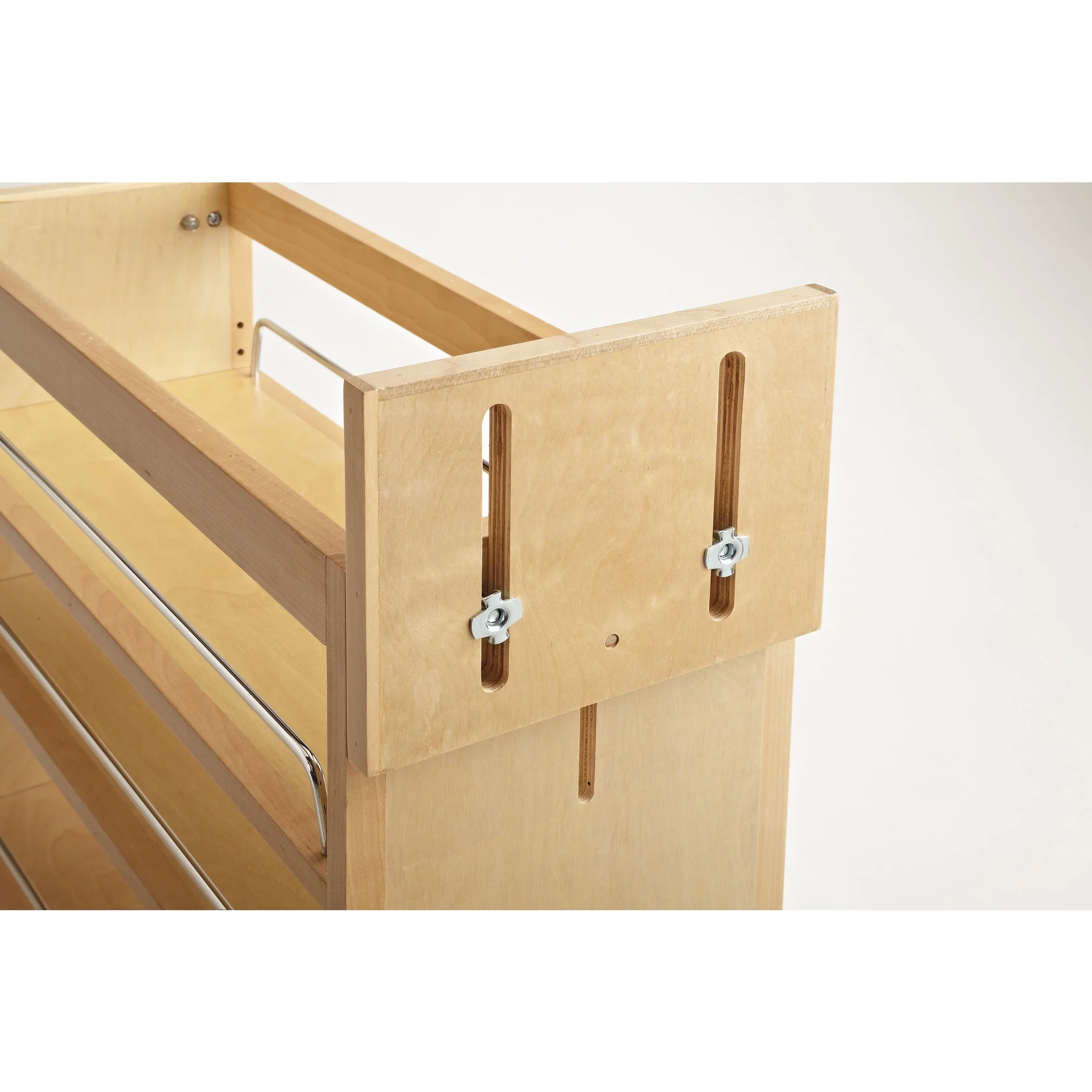 Rev-A-Shelf 8 Inch Pullout Cabinet Organizer with Universal Knife Block - Radiant Selections