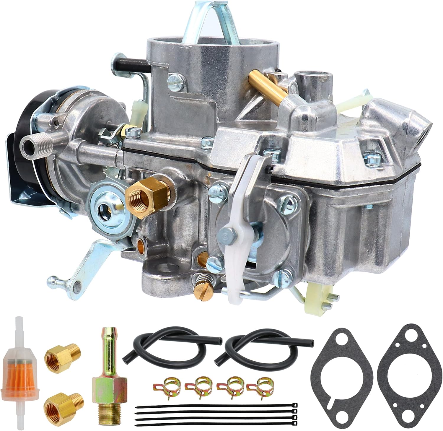NENKUTEN Autolite 1100 1 Barrel Carburetor Straight 6 Cylinder 170/200 CID Engines for 1963-1969 Ford Mustang Falcon Ranchero Club Wagon Mercury