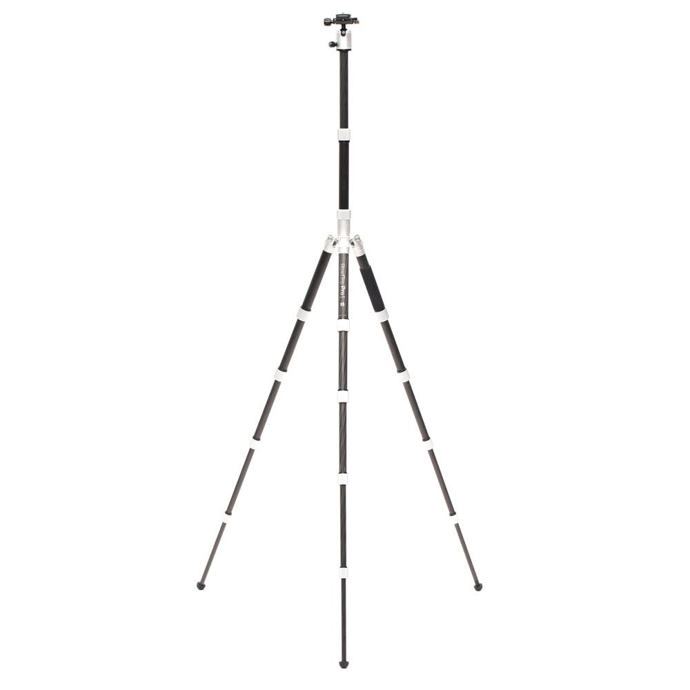 MeFOTO Roadtrip Pro Carbon Fiber Series 1 Travel Tripod (Silver)