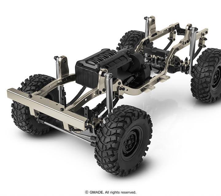 Gmade Gm52000 Sawback 4WD 1/10 Scale Rock Crawler Kit