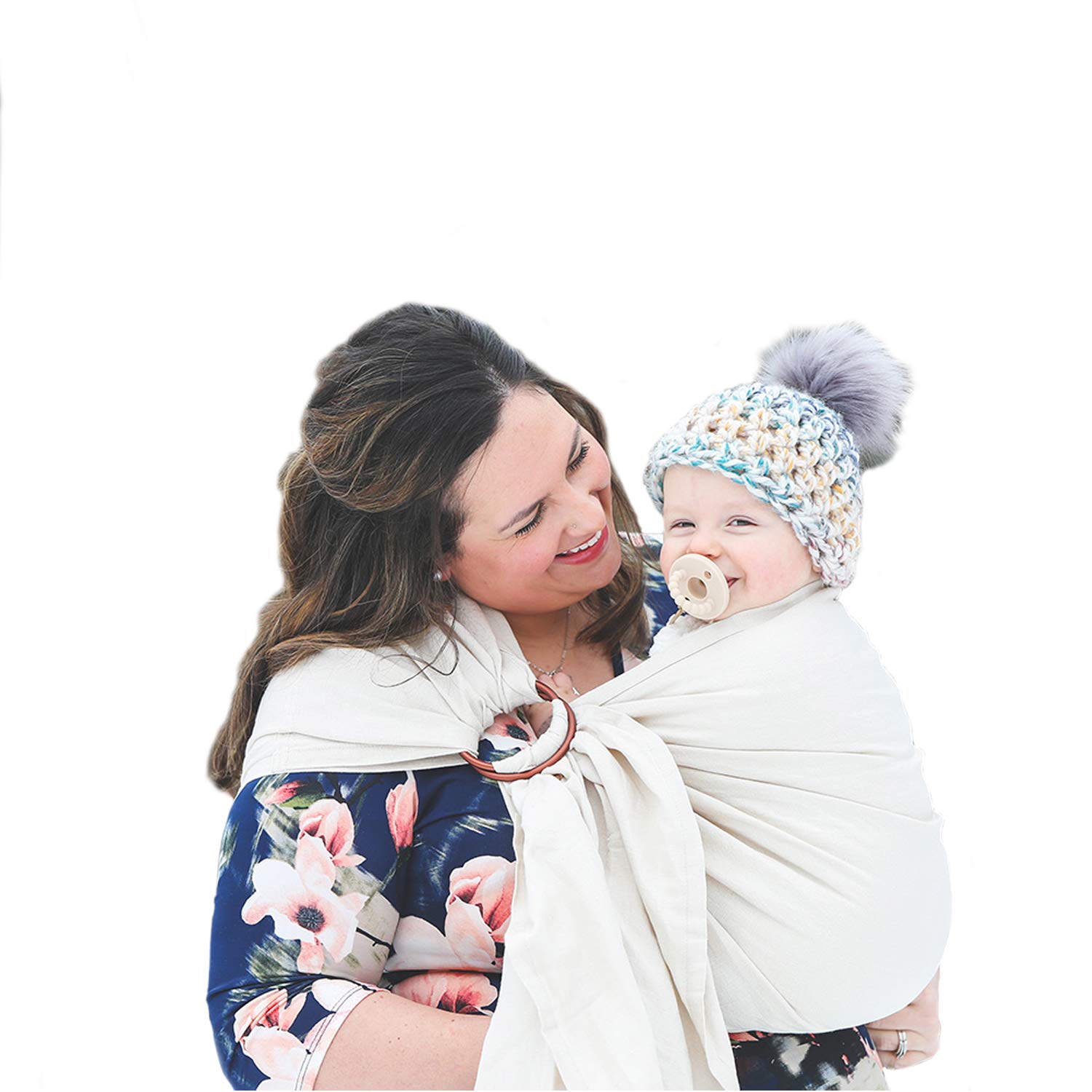 Nalakai Ring Sling Baby Carrier - Luxury Bamboo and Linen Baby Sling - Baby Wrap