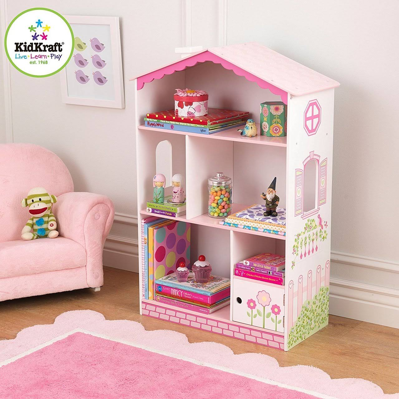 Kidkraft 14604 Wooden Doll House Cottage Bookcase