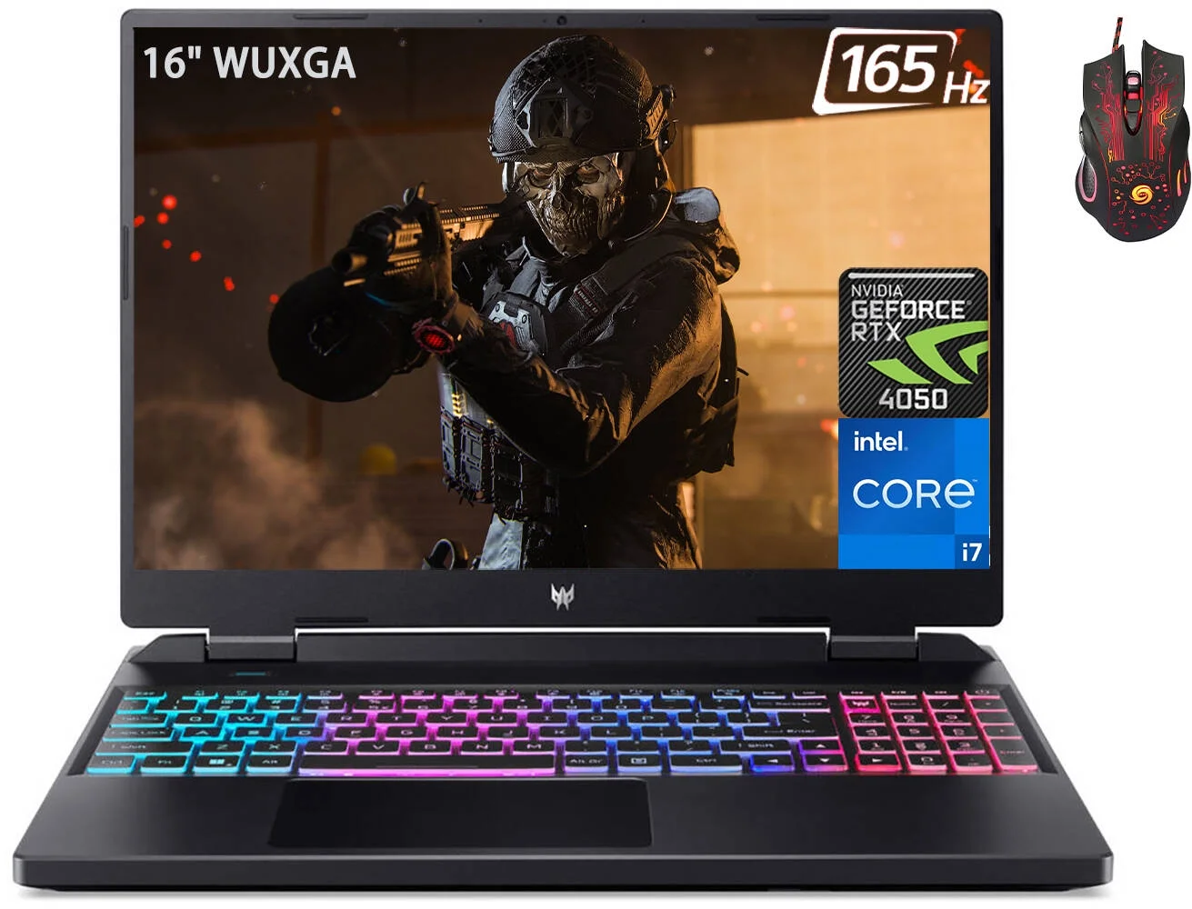 Acer Predator Helios Neo, 16" WUXGA IPS Gaming Laptop, Intel Core i7 13700HX Processor, GeForce RTX 4050, 32GB DDR5 RAM, 2TB SSD, Windows 11 Home