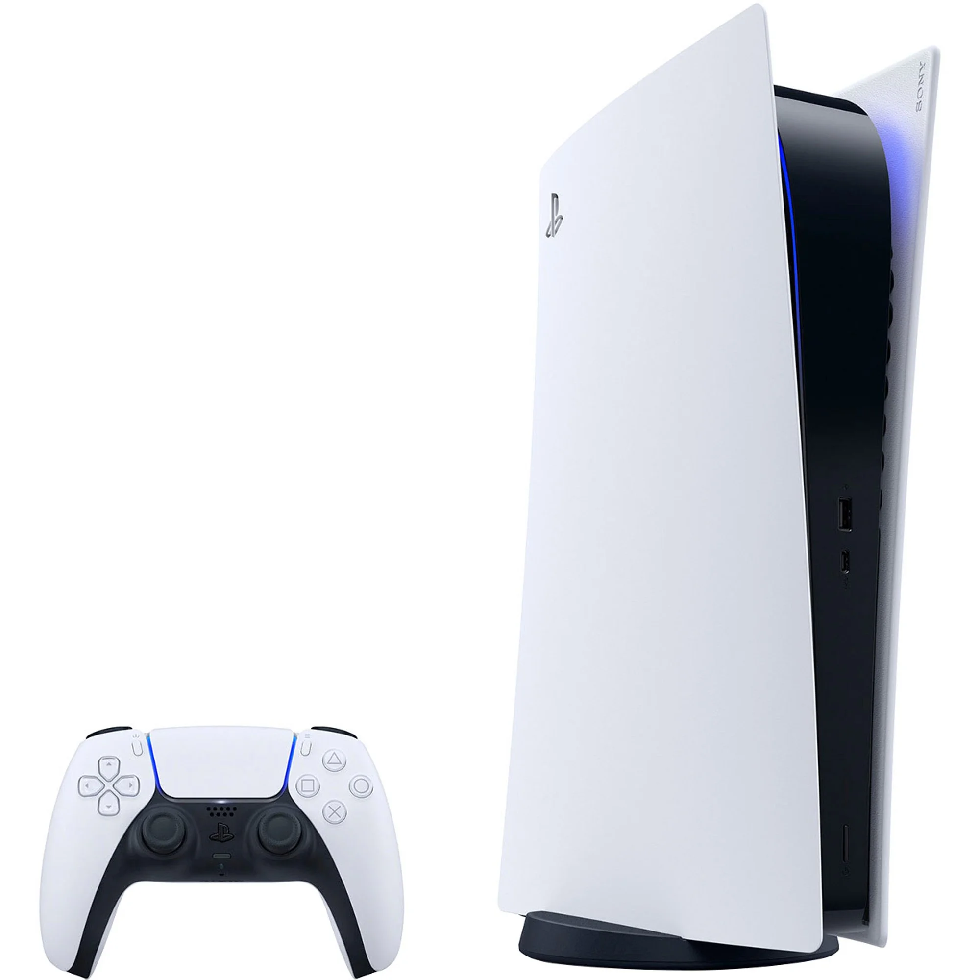 PlayStation VR2 and PlayStation_PS5 Video Game Console (Digital Version) God of War Ragnark Bundlewith Extra White Dualsense Controller