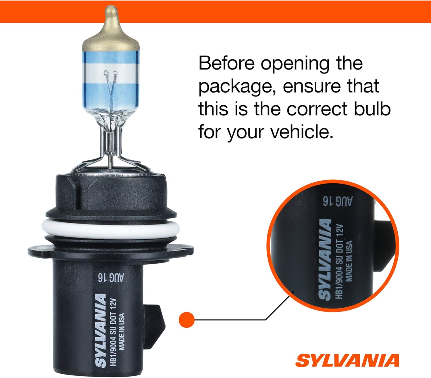SYLVANIA - 9004 SilverStar Ultra - High Performance Halogen Headlight Bulb, High Beam, Low Beam and Fog Replacement Bulb