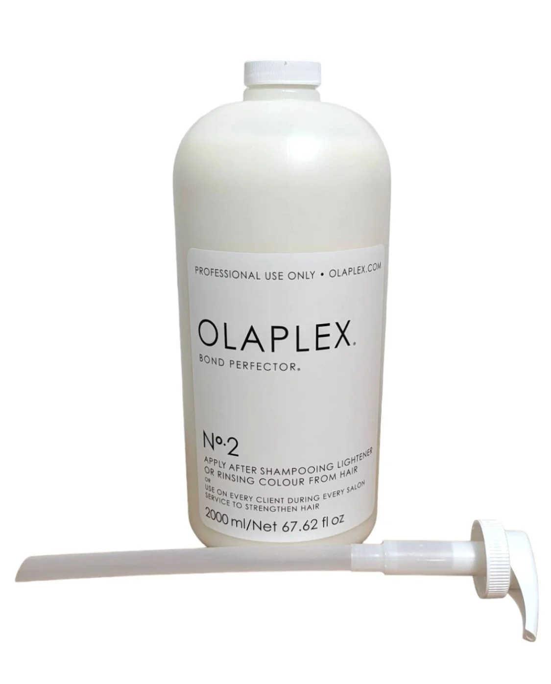 Olaplex, No. 2 Professional Bond Perfector, 67.62 fl oz / 2000ml with pump - Curated Treasures Market