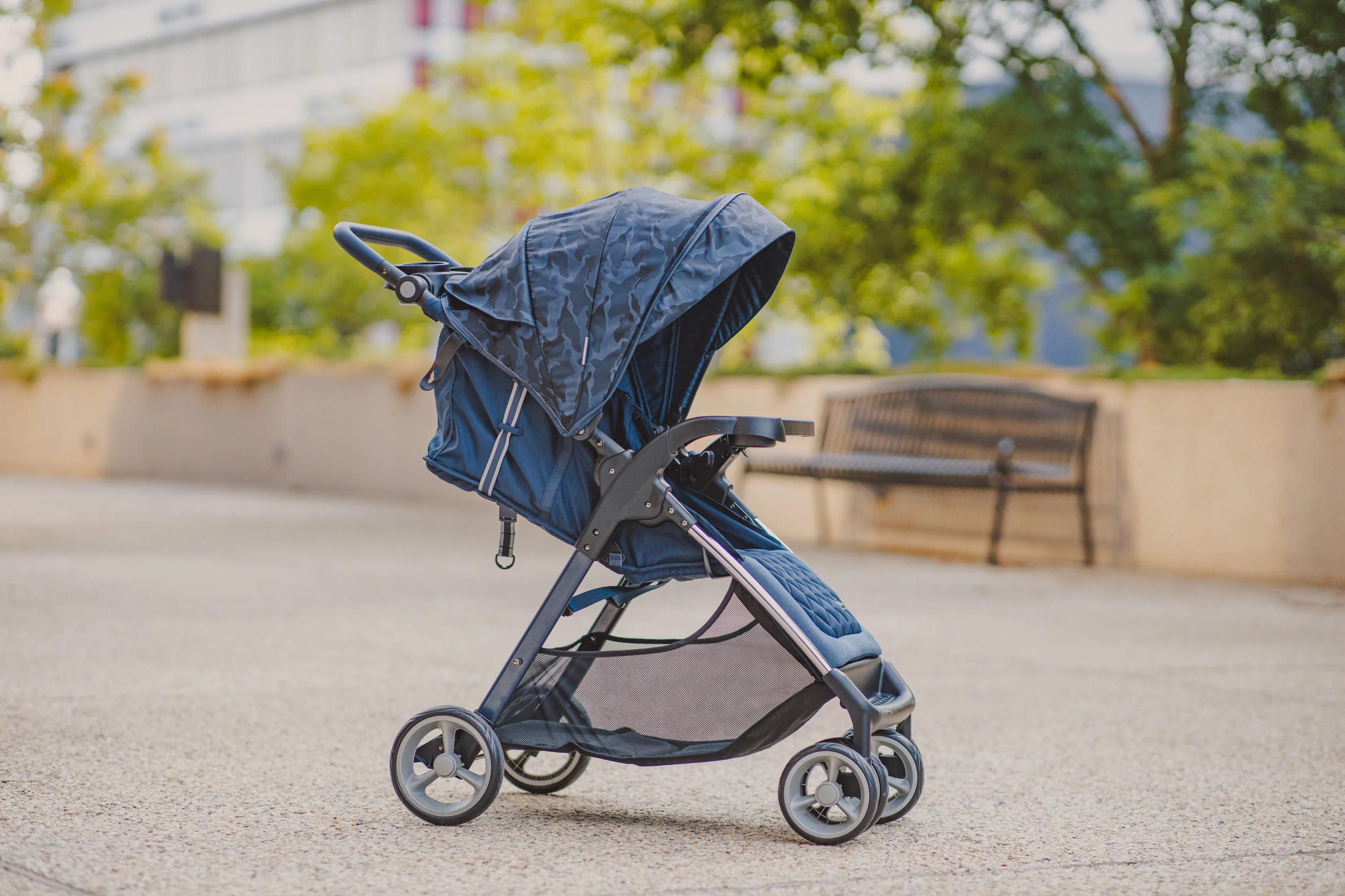 Monbebe Travel System Stroller & Infant Car Seat - Navy Camo