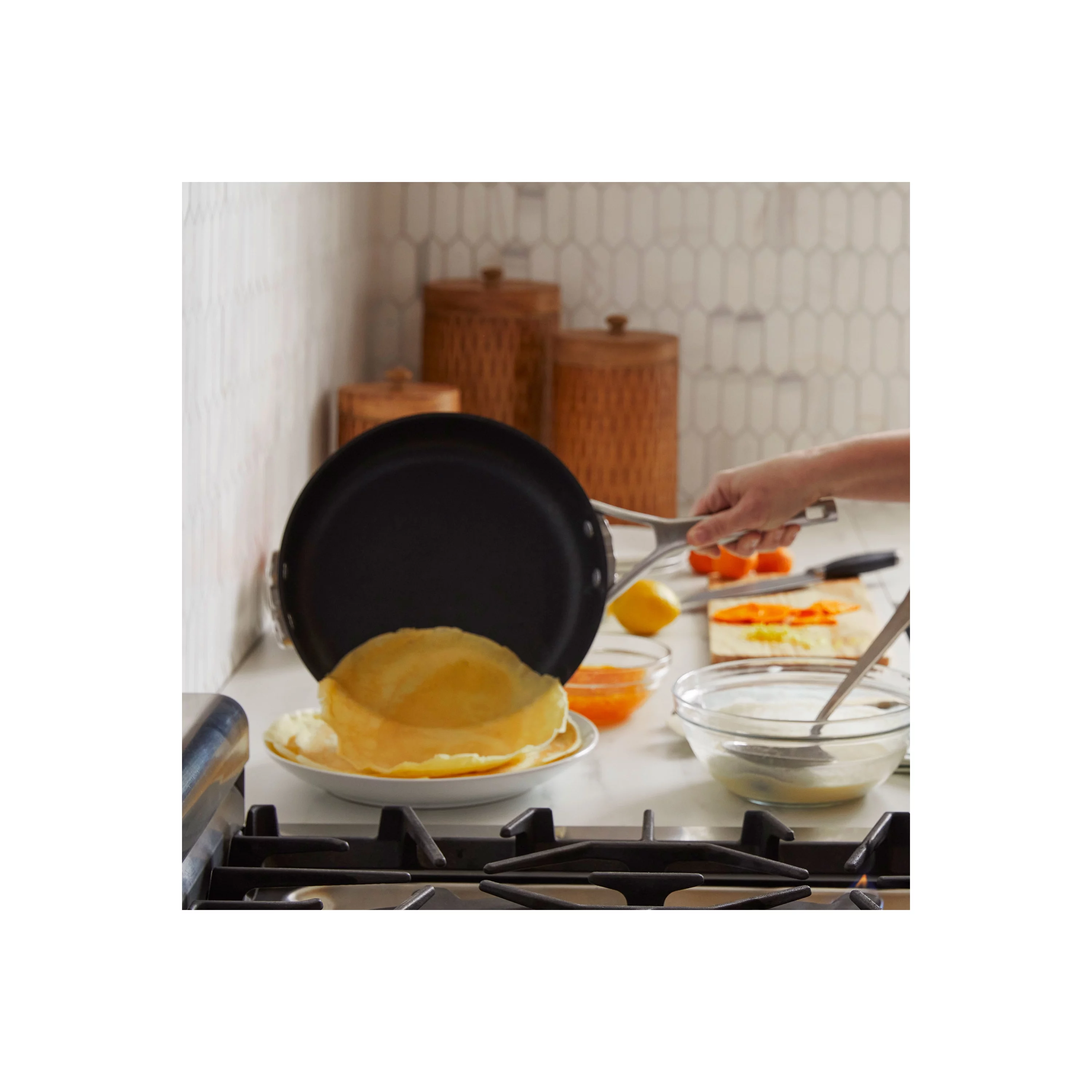 Calphalon Premier Space-Saving MineralShield Nonstick 12-Quart Stock Pot with Lid