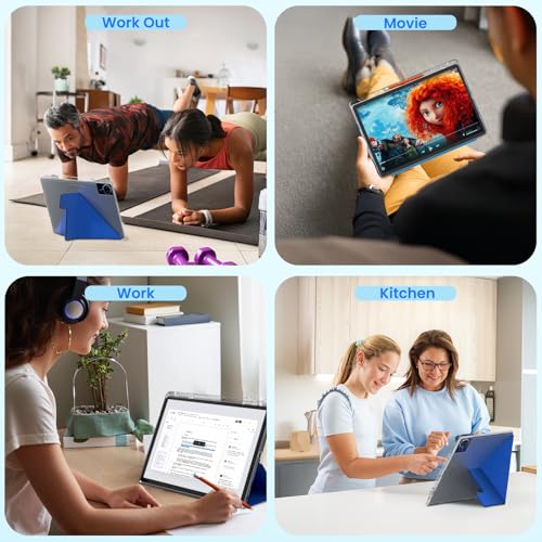 14 inch Large Screen Tablet, Android Tablet 16GB RAM 256GB ROM, 1920 * 1200 IPS FHD Display, Widevine L1, 10000mAh 18W Charging, Wi-Fi & Bluetooth