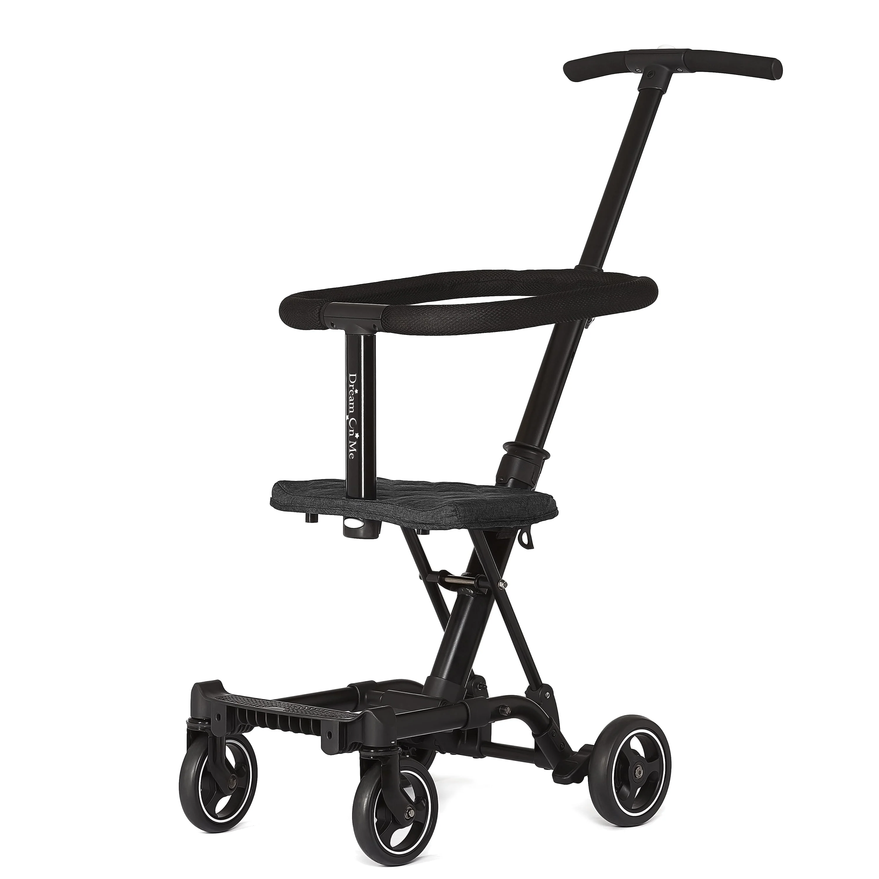 Dream On Me Coast Rider | Travel Stroller | Lightweight Stroller | Compact | Portable | Vacation Friendly Stroller, Black