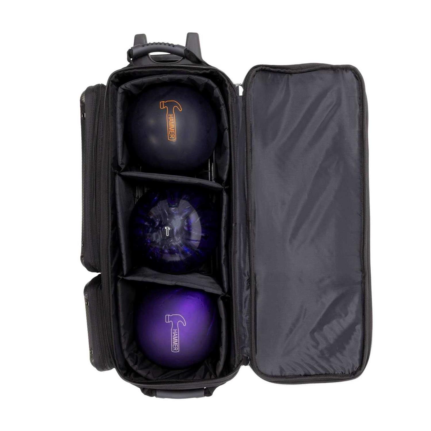 Hammer Carbon Shield Triple Roller Bowling Bag - Sports Supplies Online Store