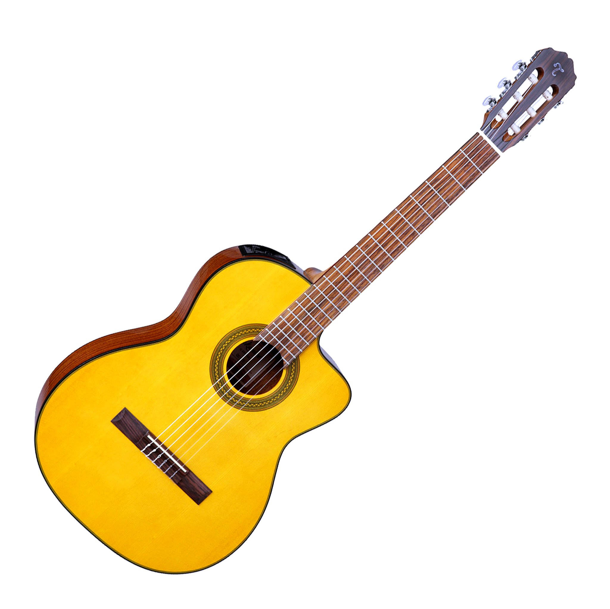 Takamine GC1CE Nat Classical Acoustic-Electric Guitar, Natural