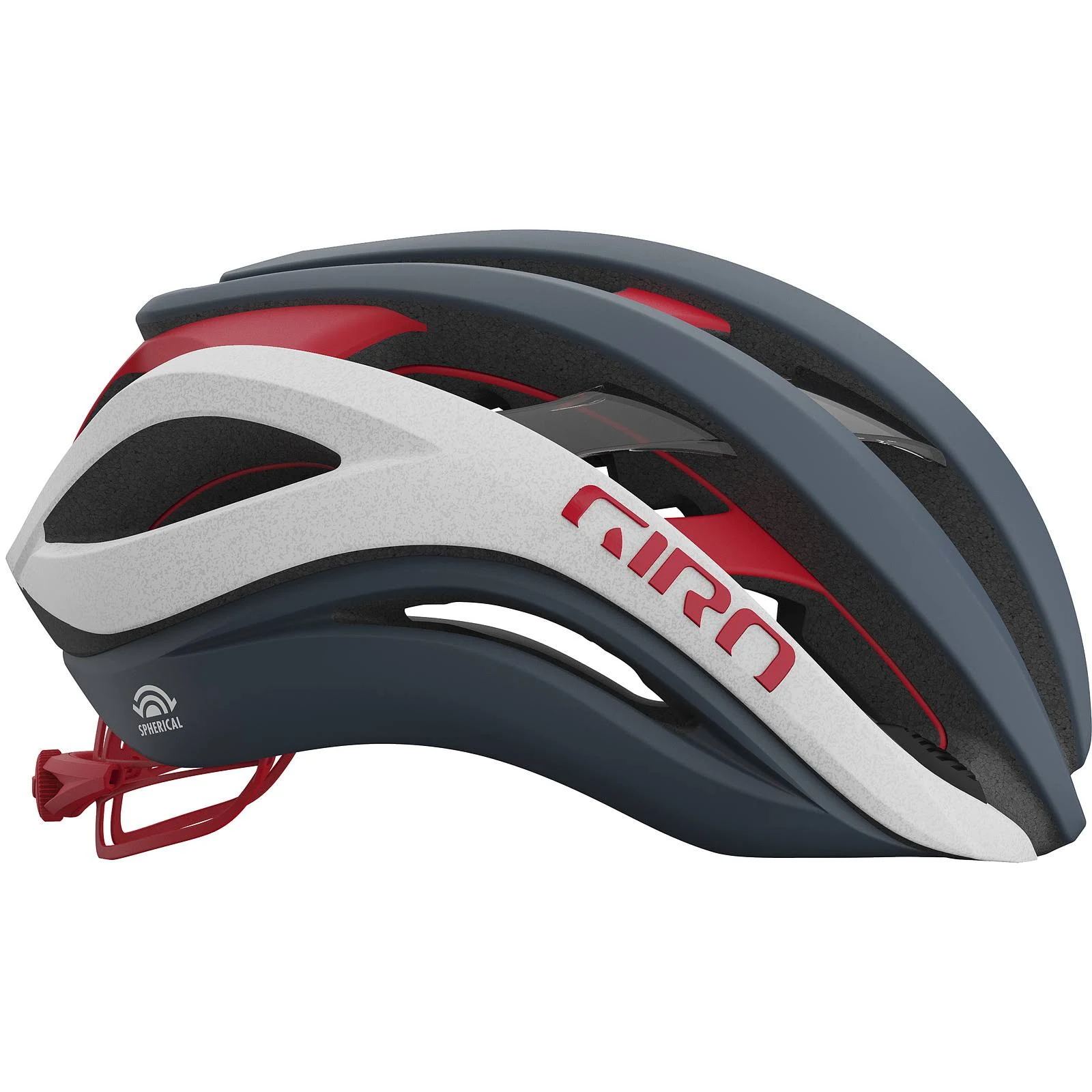 Giro Aether Spherical Helmet SM Matte Portaro Grey/White/Red