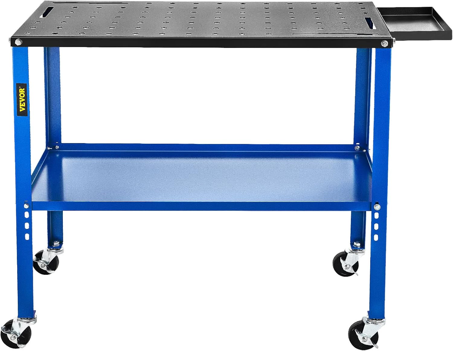 VEVOR Portable Welding Table, 18 x 36 Spacious Table Top and 0.11 Thick Welding Workbench w/ 1200lb Load Capacity