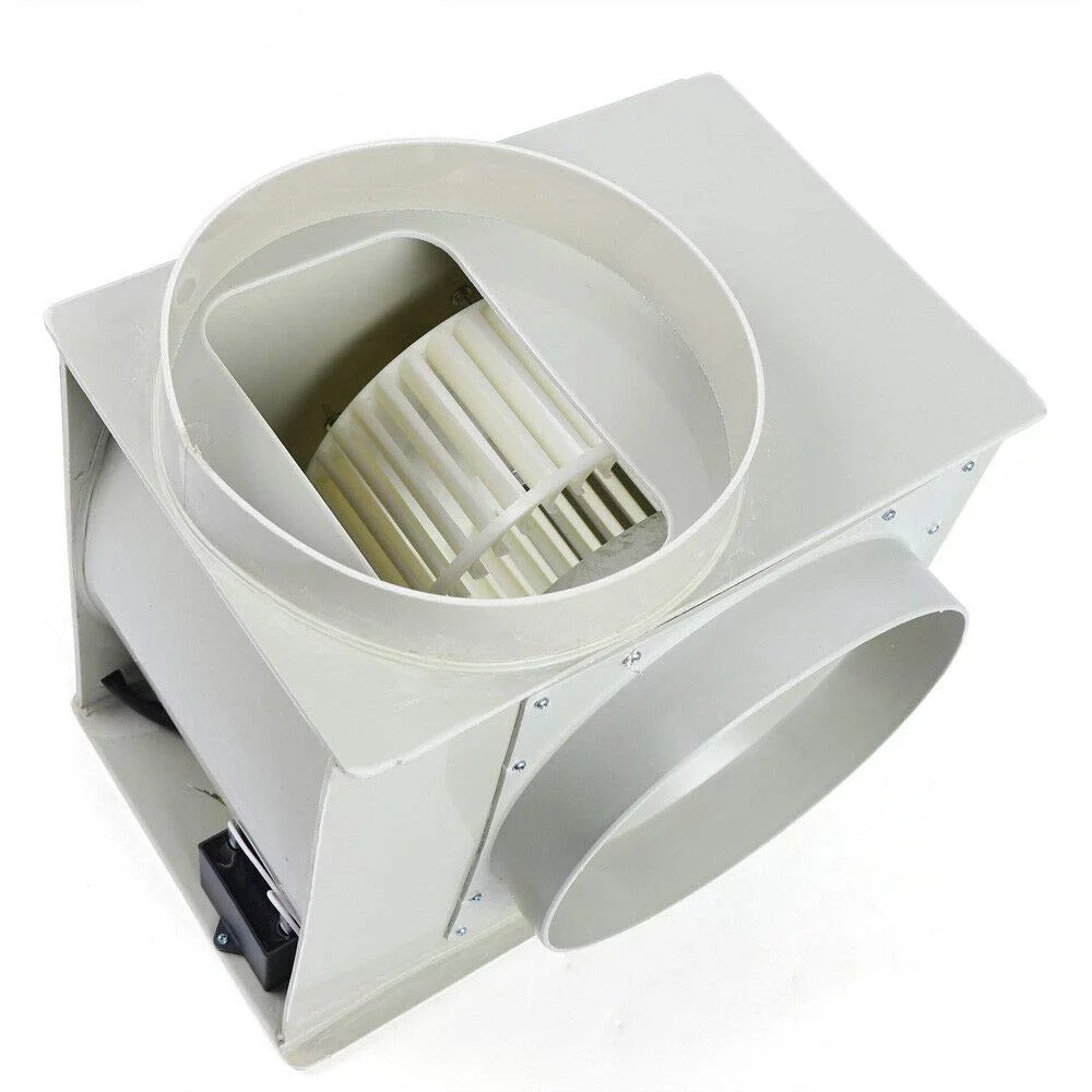 FETCOI Centrifugal Extractor Blower Fan, PP250 Low Noise Laboratory Ventilation Blower Fan Fume Hood 2300m3 / h