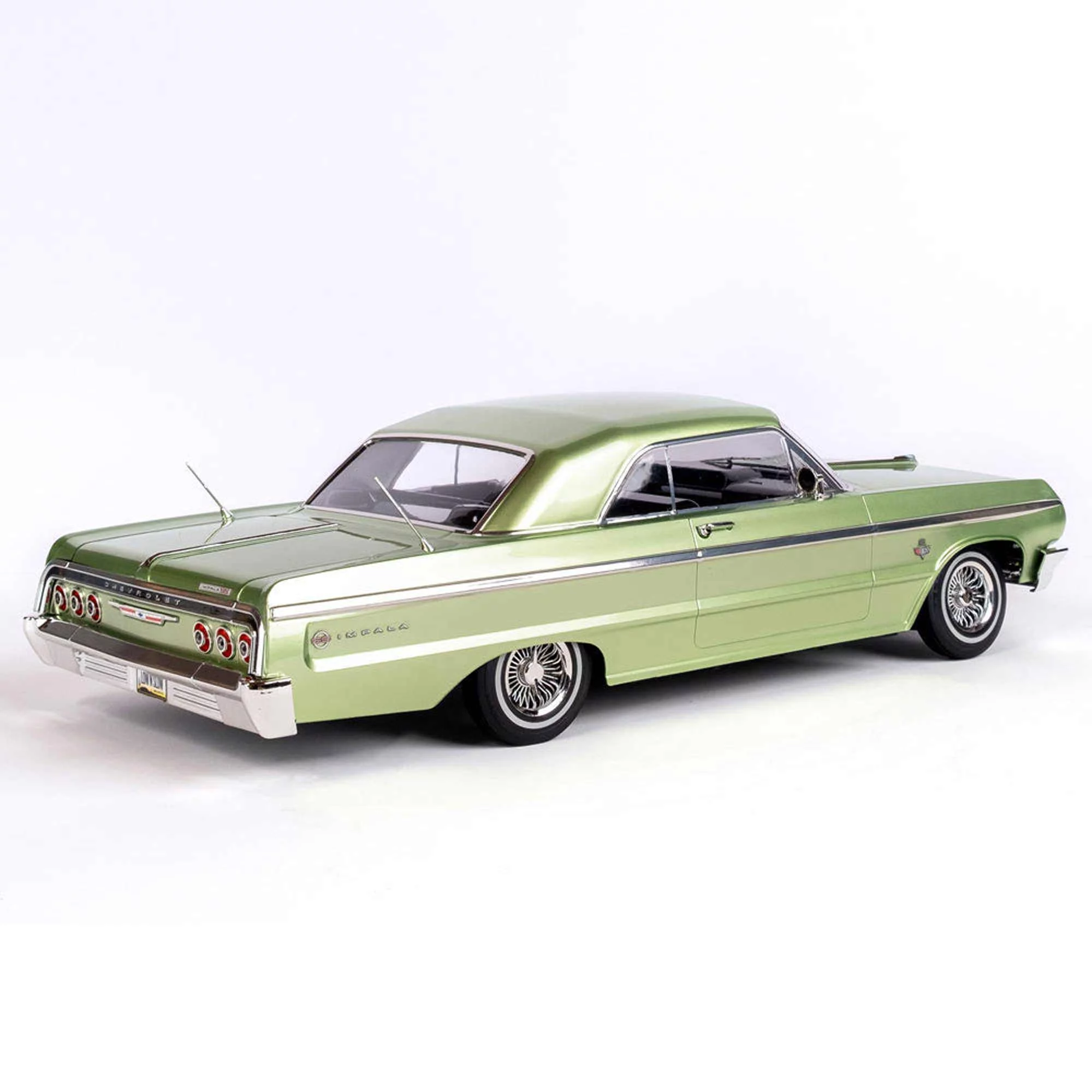 Redcat Racing 1/10 SixtyFour Chevrolet Impala Brushed 2 Wheel Drive Hopping Lowrider RTR Ready to Run Green RER14408 Cars Electric Kit Other