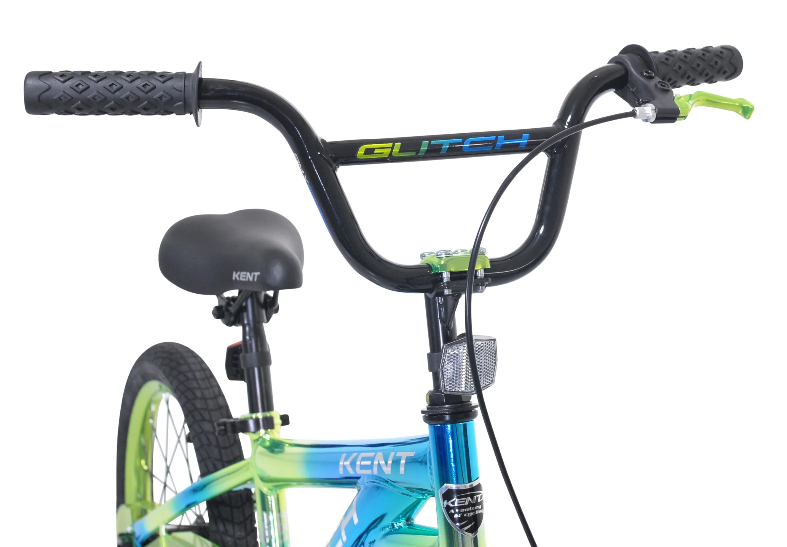 Kent 18 Boys Glitch BMX Child Bike, Blue/Green