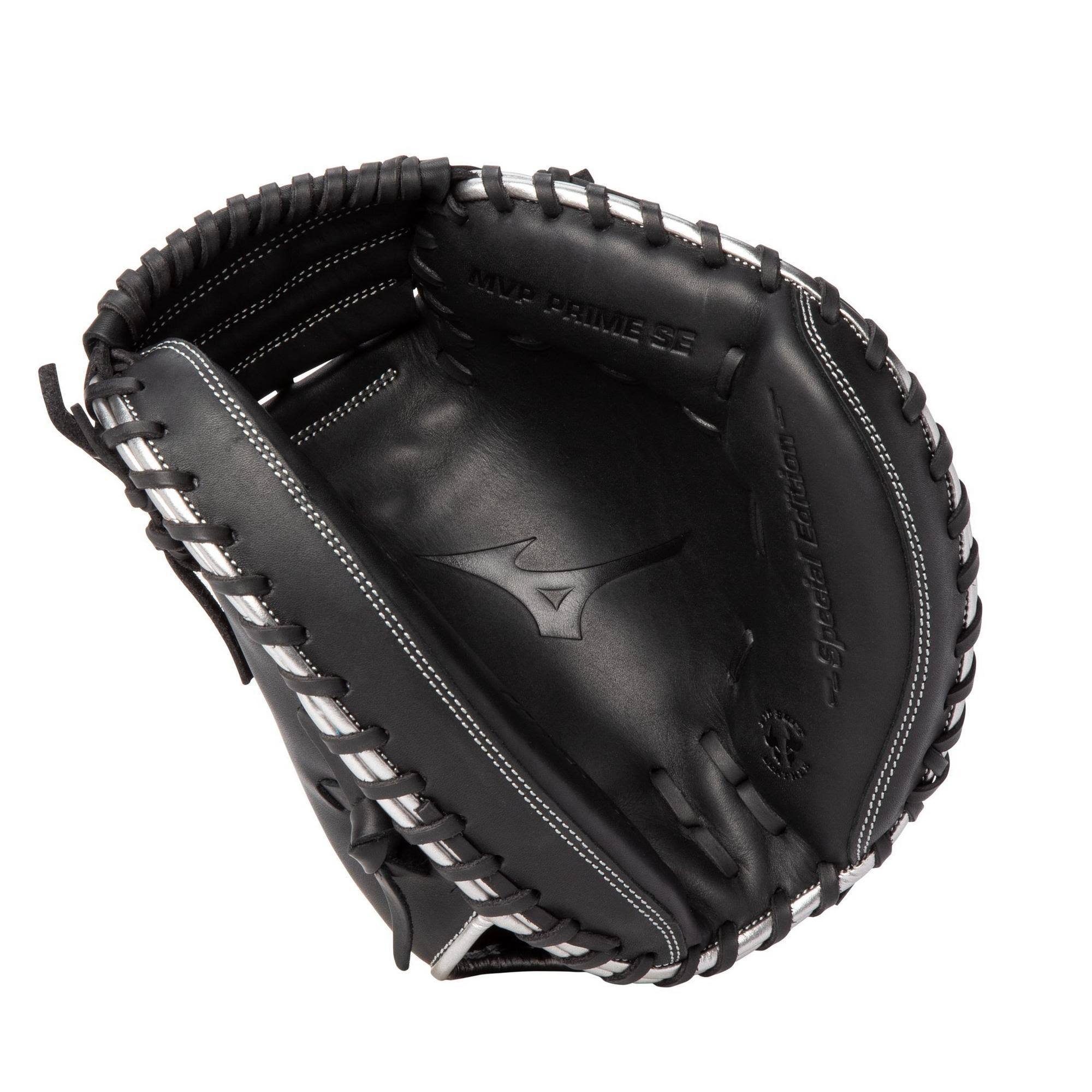 Mizuno MVP Prime SE 34.00x22 Catcher&s Mitt - Black Silver