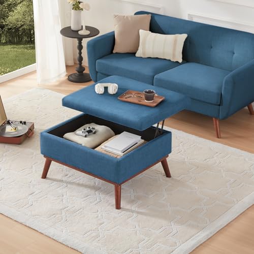 Tbfit L Shaped Couch Sofa, 80" W Mid-Century Modern Sectional Couches, 3 Seater Sofas with Wide Chaise Lounge & Two Pillows