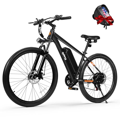 Racer Electric Bike for Adults - 21-Speed Mountain Lightweight Ebike with Peak 750W 22MPH Brushless Motor, 375Wh Removable Battery