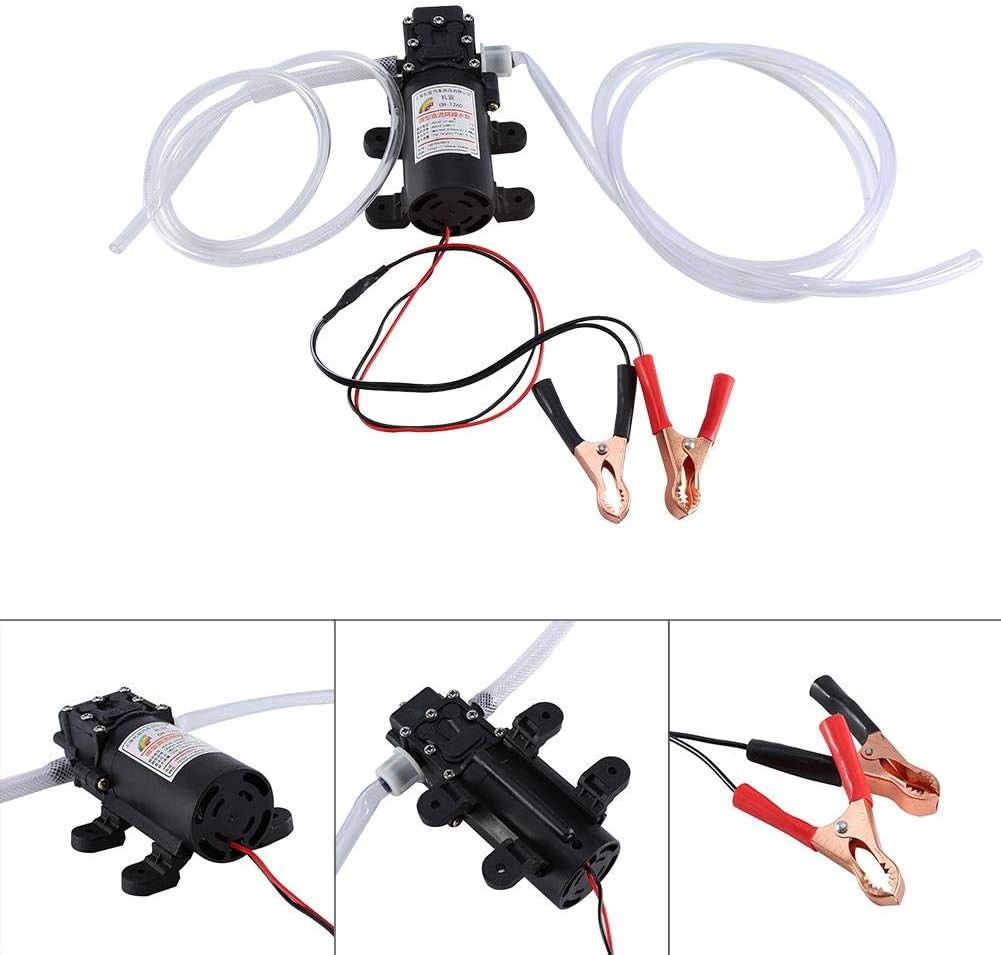 Electric Oil Extractor Pump Auto Car Oil Fluid Liquid Extractor Scavenge Exchange Transfer Pump Kit Oil Change Pump 12V 60w Pack of 2