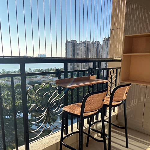 Balcony Desk, Balcony Bar Table For Railings,80*26cm/31.4*10.2in,outdoor Bar Table,foldable Outdoor Side Table,Folding Space Saving Serving Desk