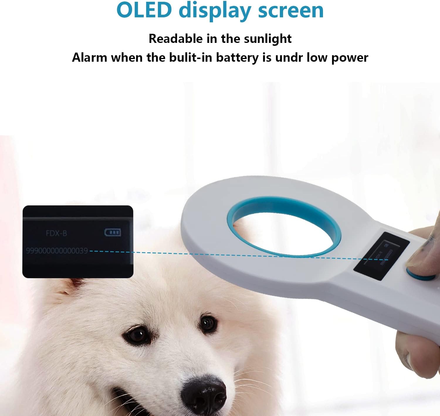 NetumScan Pet Microchip Reader Scanner