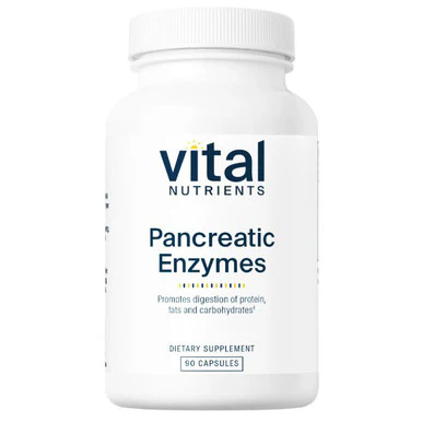 Vital Nutrients Pancreatic Enzymes 90c - Kansas Nuitrition - HNZSDS