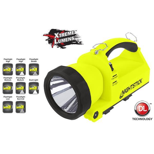 Nightstick XPR-5586GX Intrinsically-Safe Rechargeable Dual-Light Lantern w/Pivoting Head