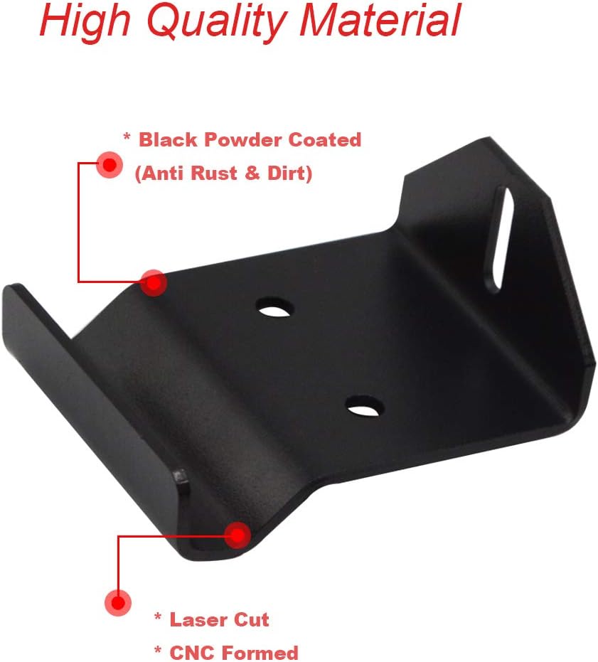 No Need Drilling 50 inch Curved Straight LED Light Bar Upper Windshield Pro-fit Cage Mounting Brackets Compatible with Polaris Ranger 500 570 900