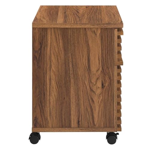 Modway EEI-5704-WAL Render Wood File Cabinet, Walnut