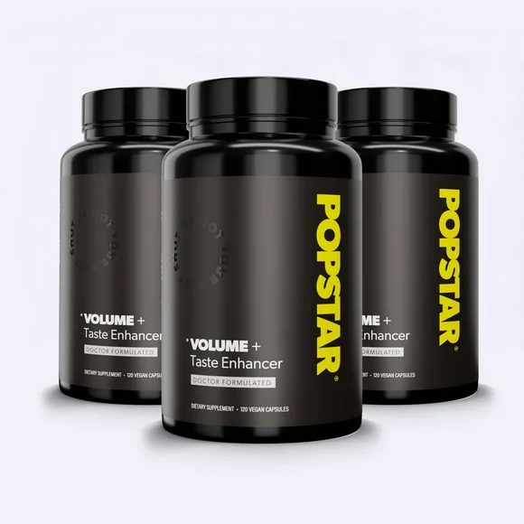 Popstar Semen Volume Supplement - 360 Capsules - 3 Month Supply - Men's Semen Health & Fertility - Kansas Nuitrition - HNZSDS
