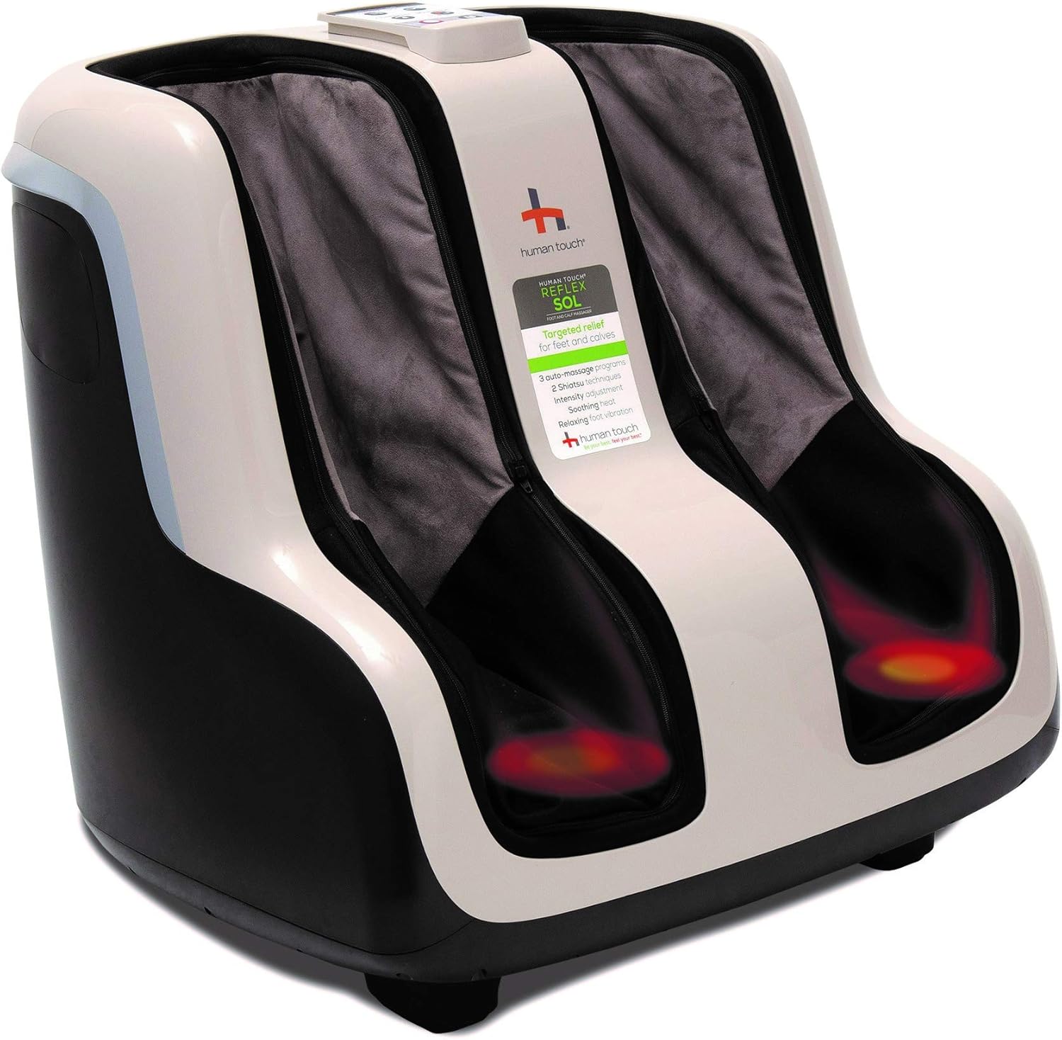 Human Touch Reflex5s Foot and Calf Massager - Perfect for Relaxation and Stress Relief- Patented Technology - Extended Height, Adjustable Tilt Base