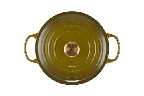 Le Creuset Enameled Cast Iron Signature Round Dutch Oven, 5.5 qt., Cerise