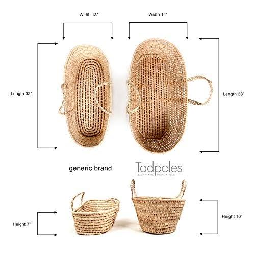 Tadpoles Cable Knit Moses Basket and Bedding Set, Grey
