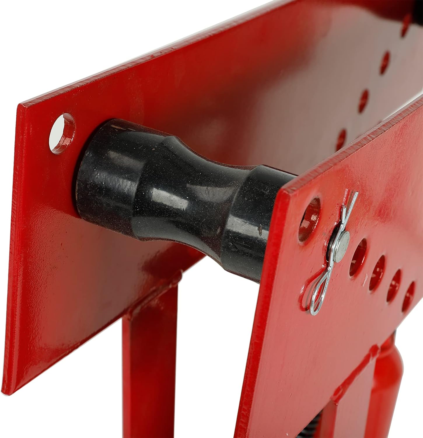 TYFYB 16 Ton Pipe Bender Hydraulic Tube Rod Bending Machine with Adjustable Rollers and 8 Cast Iron Dies For 1/2inch-3inch pipe,Red