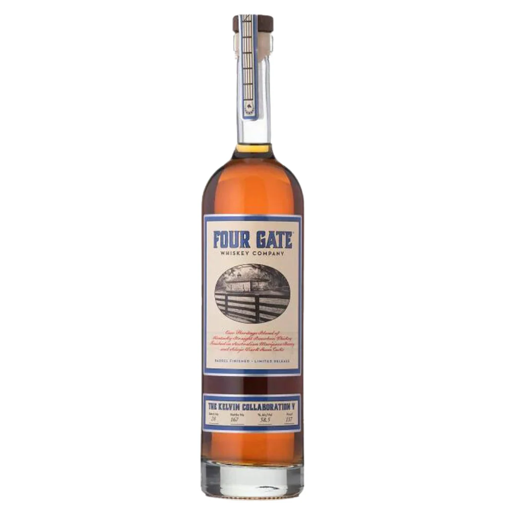Four Gate Split Stave Bourbon By Kelvin Collaboration V Batch 28 - Nestor Liquor