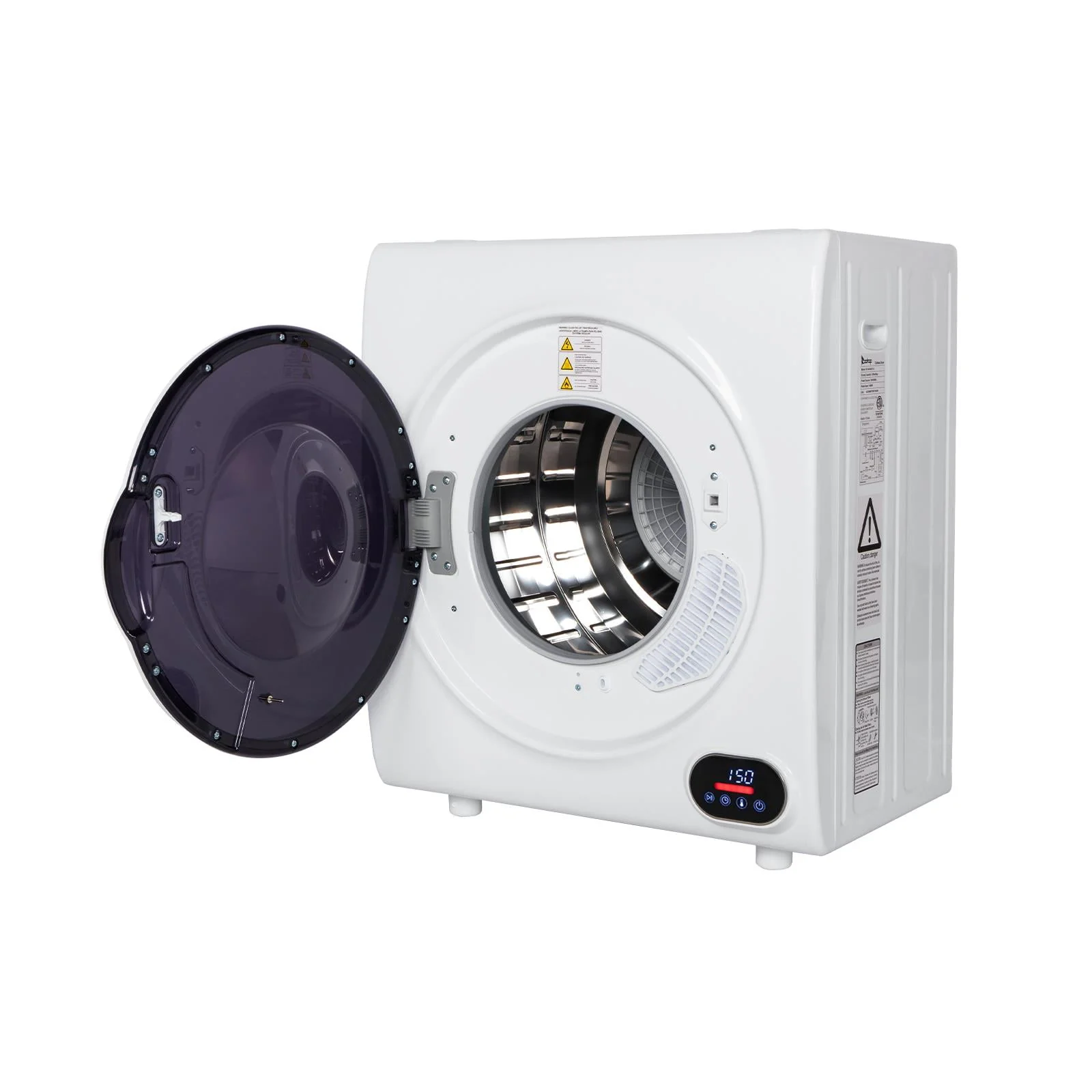 Winado 2.6 cu.ft Electric Portable Compact Laundry Clothes Dryer, White