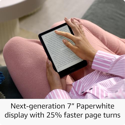 All-new Amazon Kindle Paperwhite Signature Edition (32 GB) – Our fastest Kindle with auto-adjusting front light, wireless charging