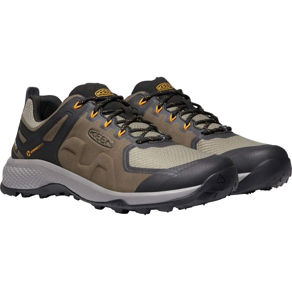 Keen Men&s Explore Waterproof Shoe - 9 - Canteen / Brindle