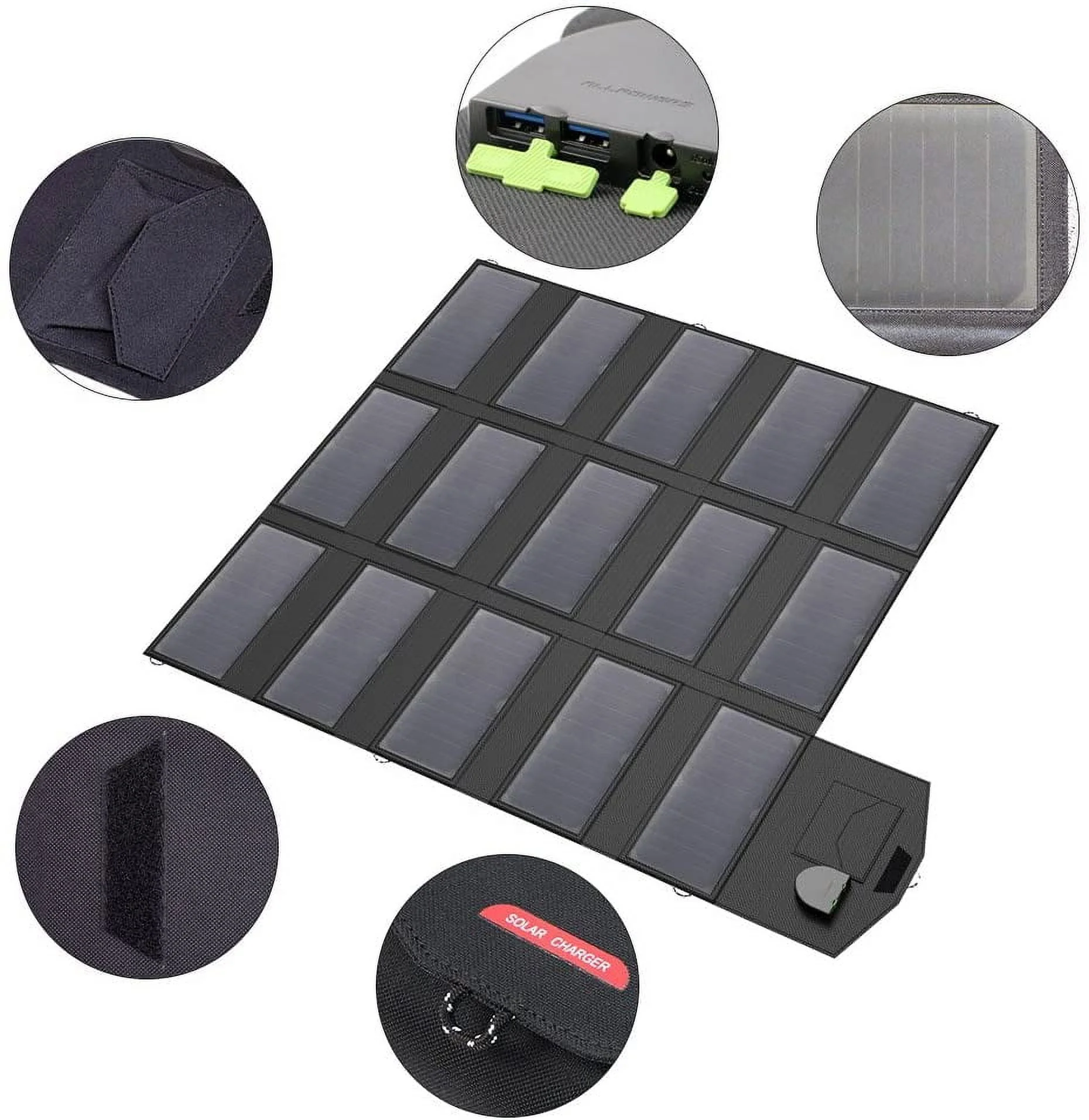 ALLPOWERS 288Wh 300W Portable Power Station with 100W Foldable Solar Panel, S300 Solar Generator Kit