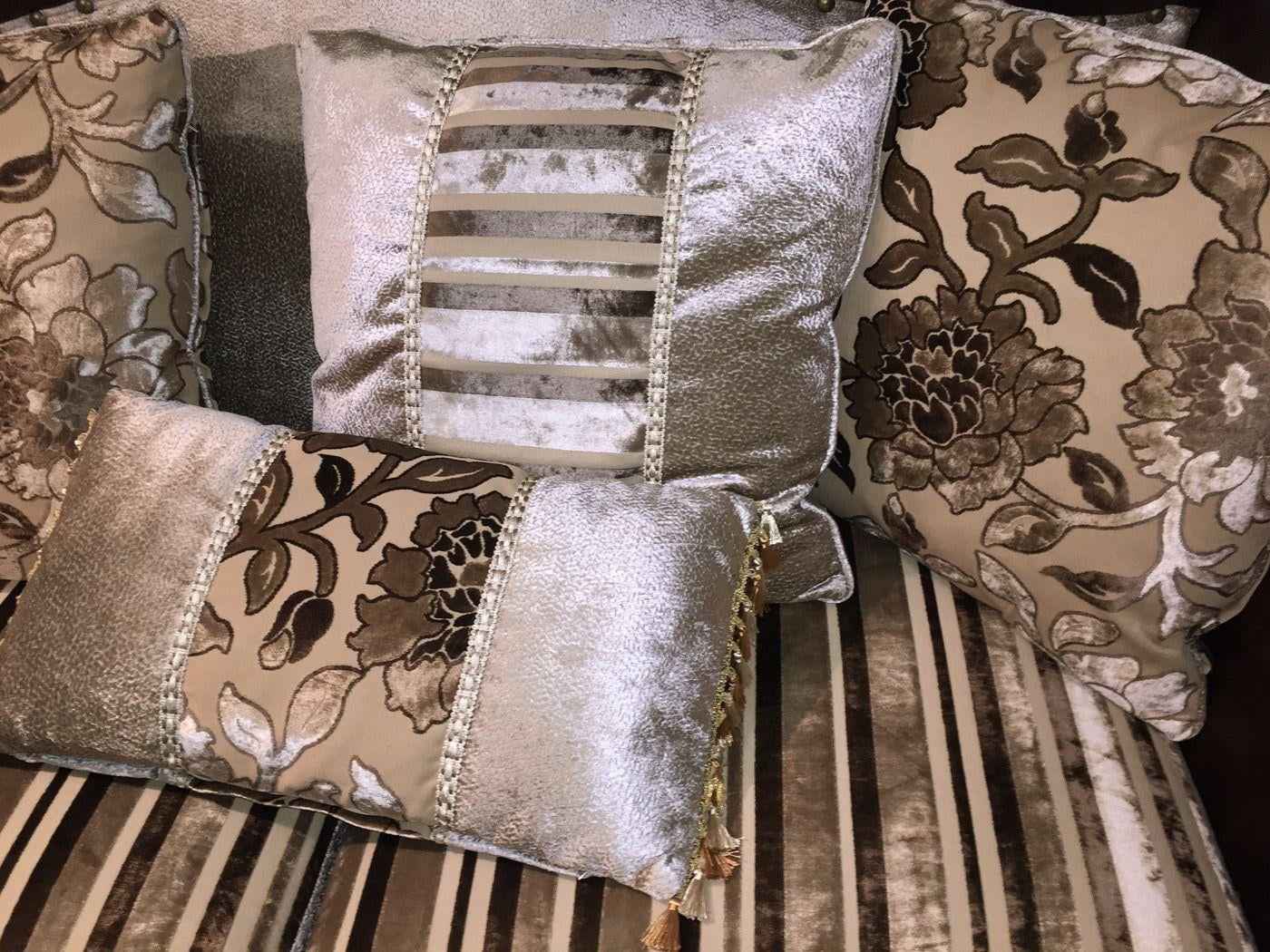 French Beige Chenille Cherry Carved Wood Loveseat McFerran SF8700 Traditional