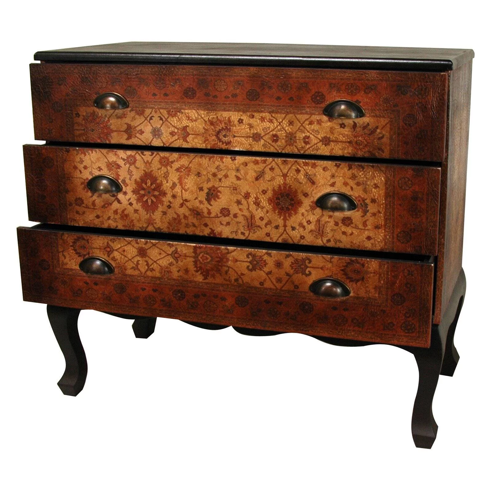 Oriental Furniture Olde-Worlde Euro 3-Drawer Console, European style